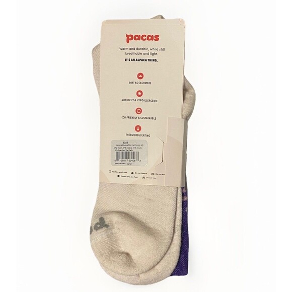 NEW Pacas Women's Thermoregulating Soft As Butter Knee Hi Alpaca Socks Sz S/M - Picture 4 of 5